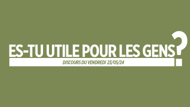 ES-TU UTILE POUR LES GENS ?